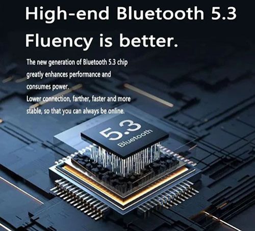 RichRipple Air31 Plus Bluetooth Earbuds: LED Display, Long Life, Translucent Case