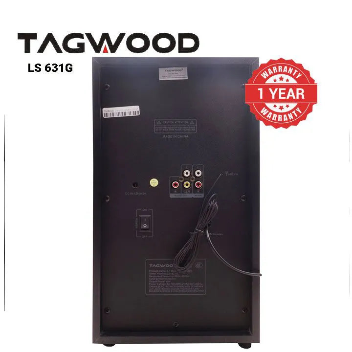 Tagwood 631G 3.1CH Bluetooth Home Theater System with Powerful Subwoofer