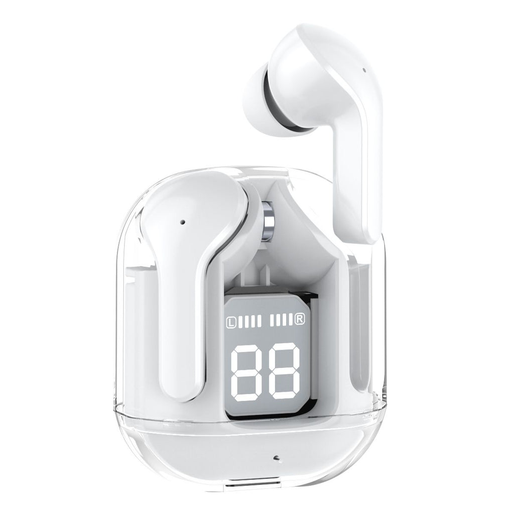 RichRipple Air31 Plus Bluetooth Earbuds: LED Display, Long Life, Translucent Case