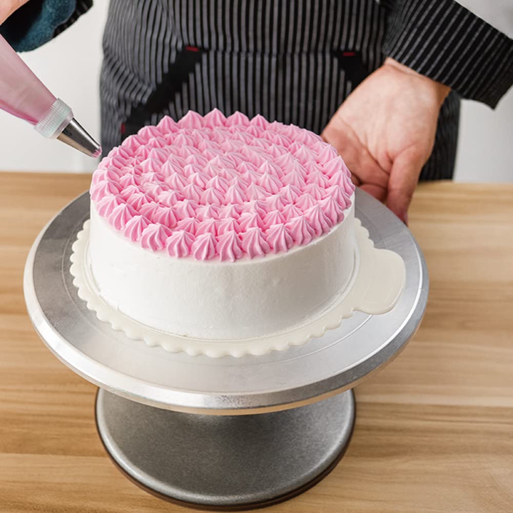 36-Piece Rose Pastry Nozzle Set: Stainless Steel Icing Tips & Silicone Bags