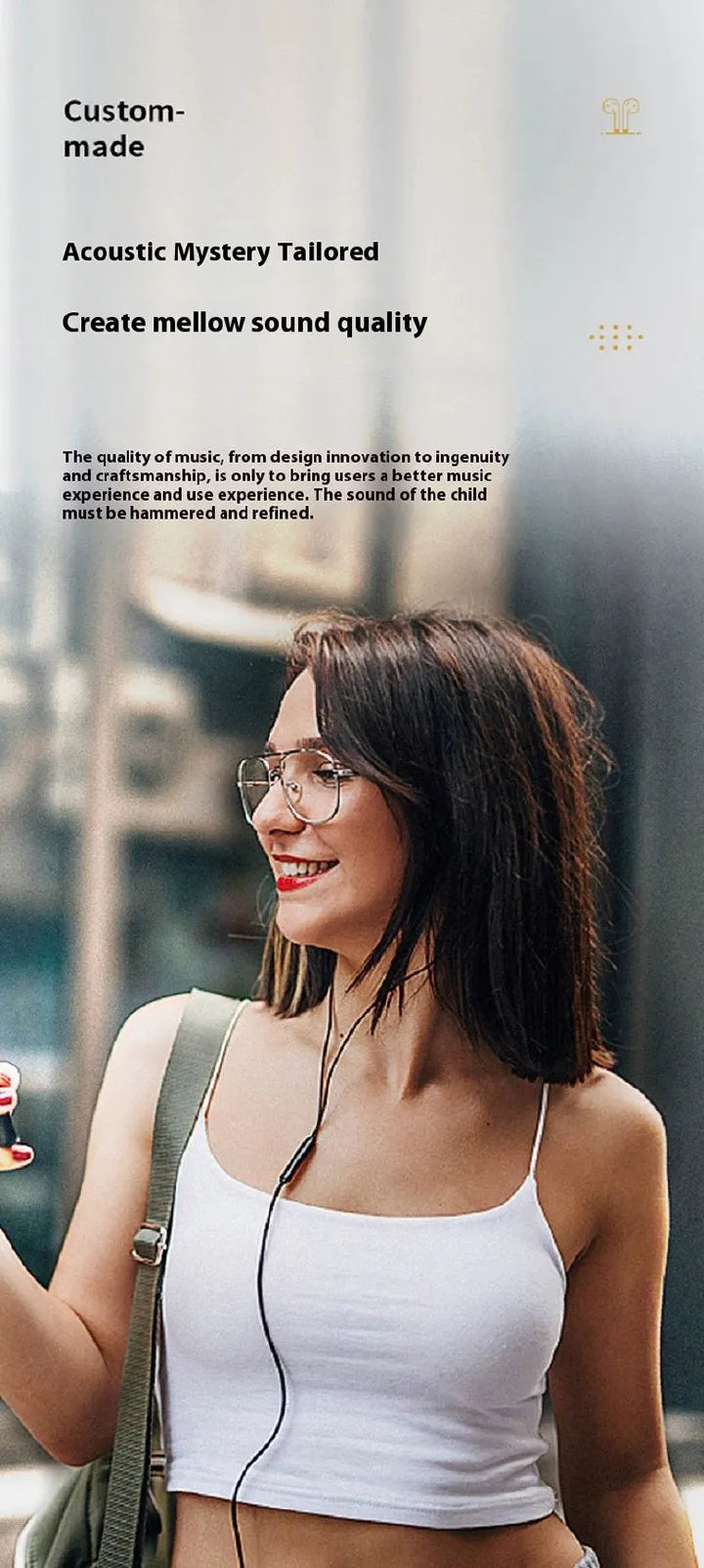 3.5mm Wired Earphones: HIFI Bass, In-Ear Stereo, Mic for Gaming & Sports