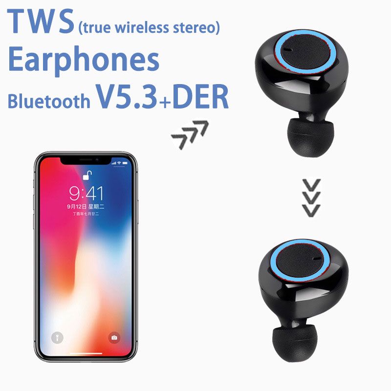 Y50 Plus+ TWS Wireless Bluetooth Earbuds: Noise Cancelling, Touch Control, with Mic
