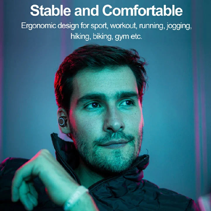 RichRipple Y50 Plus Wireless Bluetooth Earbuds: TWS Stereo In-Ear, Touch Control