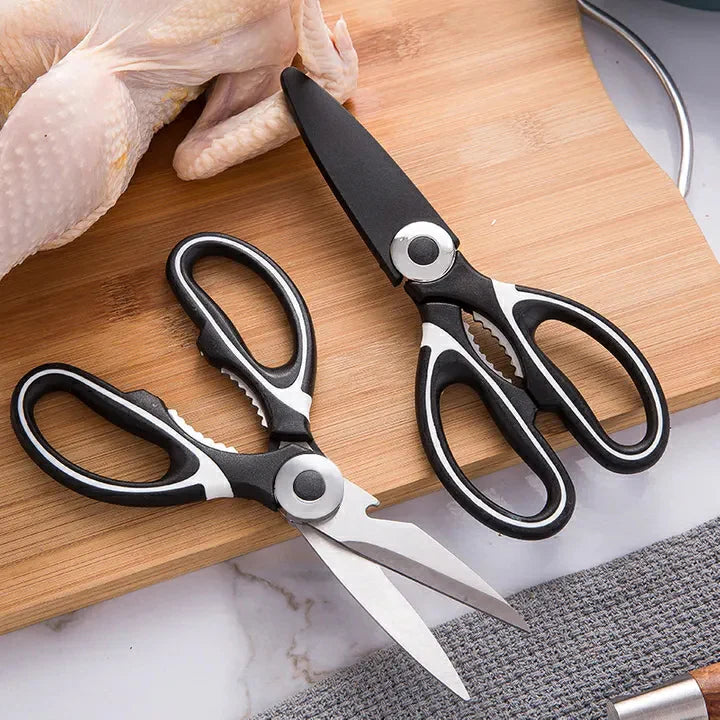 Multifunctional Stainless Steel Kitchen Shears: Bone, Chicken, Fish, Household Tasks