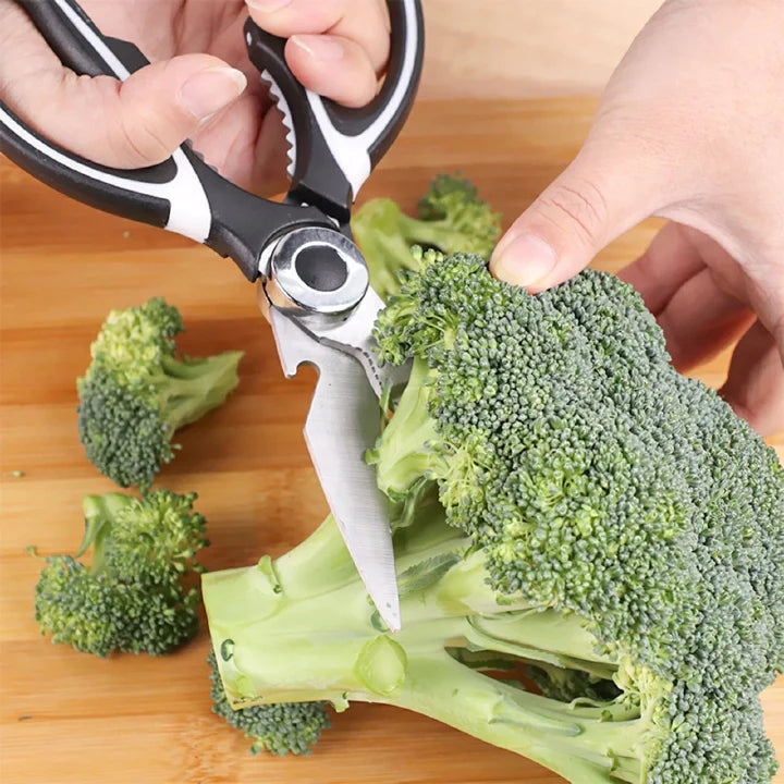 Multifunctional Stainless Steel Kitchen Shears: Bone, Chicken, Fish, Household Tasks
