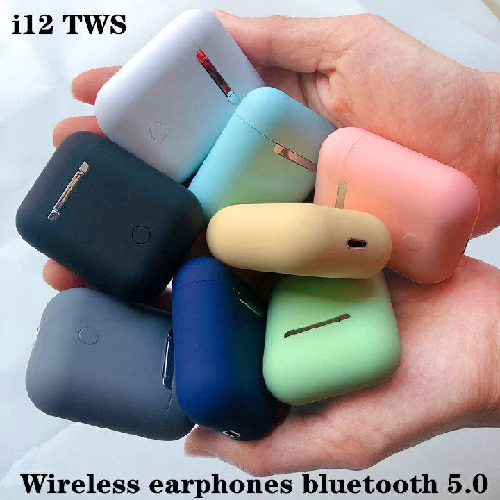 TWS Bluetooth 5.0 Noise-Cancelling Earpods with Sweatproof Design & Touch Control