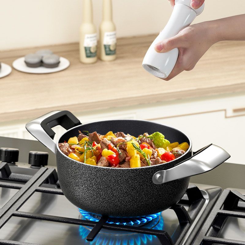 Jamespot 11-Piece Aluminum Non-Stick Cookware Set: Multi-Size Pots, Lids, Frying Pan