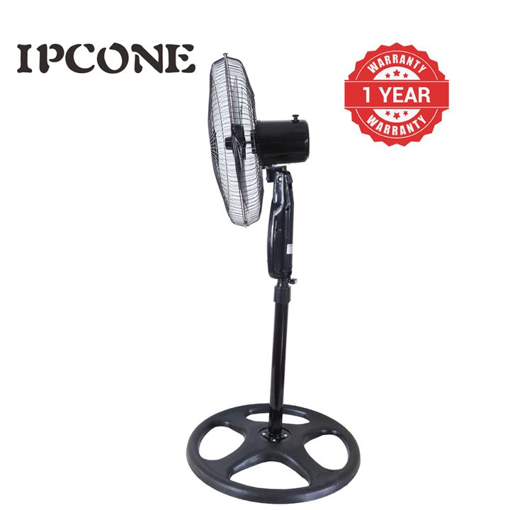 IPCONE 16-inch 5-Blade Stand Fan: 3-Speed Powerful Cooling Floor Fan