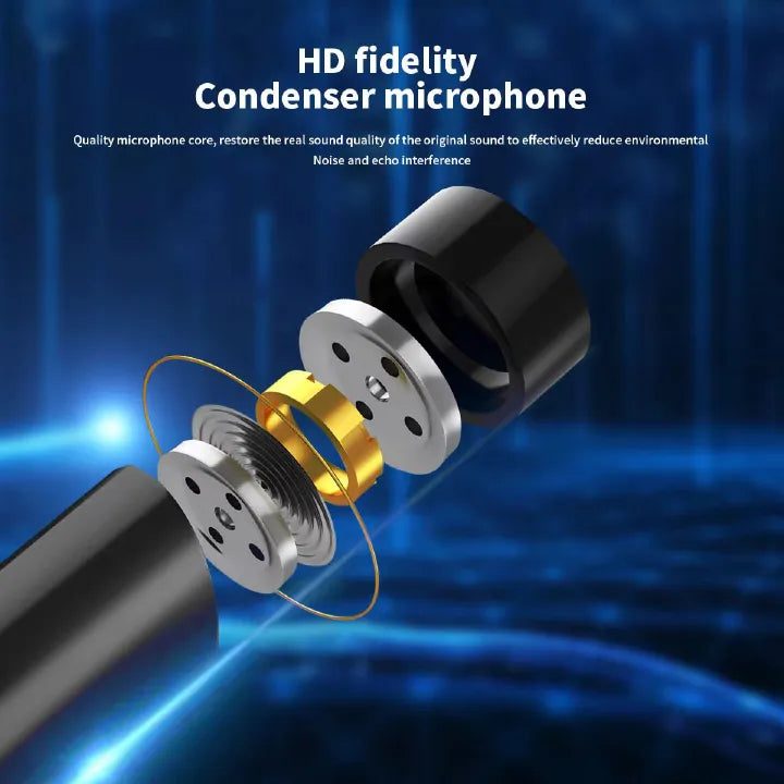 Adjustable USB Desktop Microphone for Laptop PC Singing Gaming Streaming