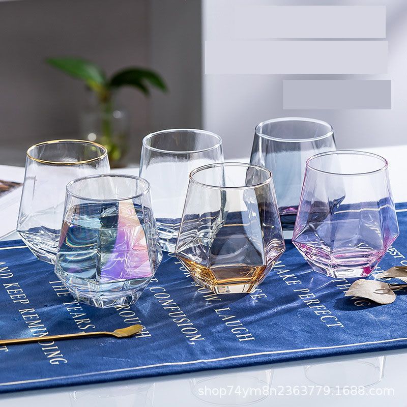 Premium 6-Piece 7.8oz Lead-Free Drinking Glass Set for Assorted Beverages