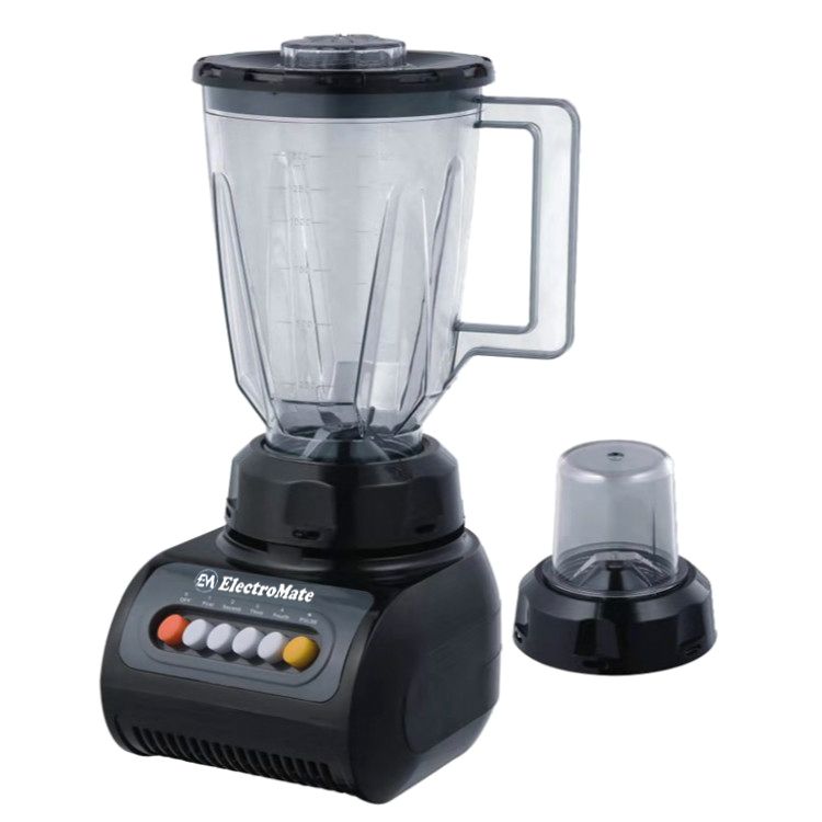 Powerful ElectroMate 2-in-1 Multifunctional Blender: Juicer, Grinder, 1.6 Quart Capacity
