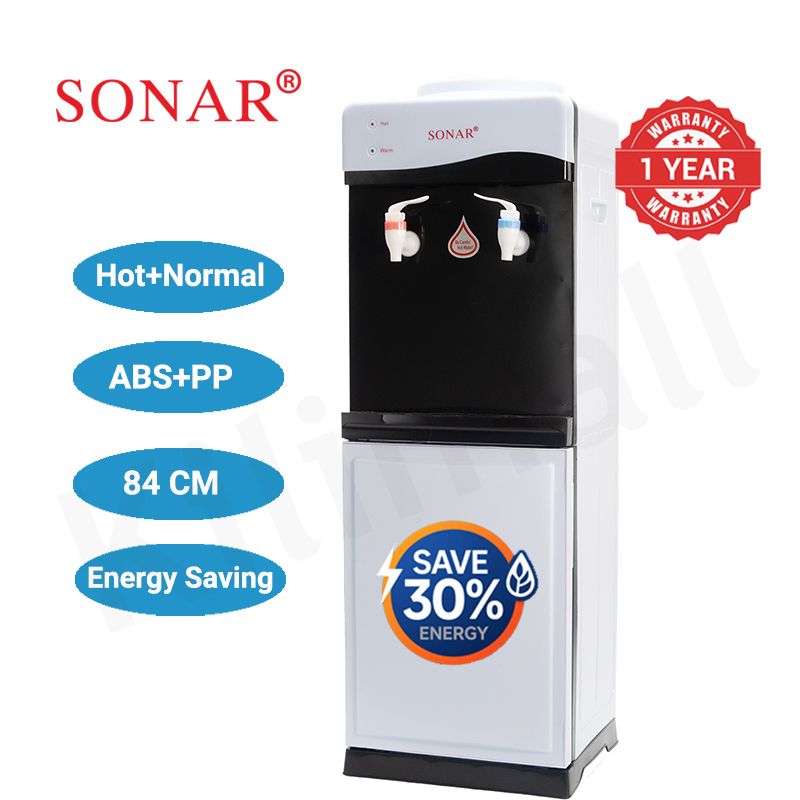 Sonar Top Load Hot & Normal Water Dispenser, Energy Saving, Storage Cabinet