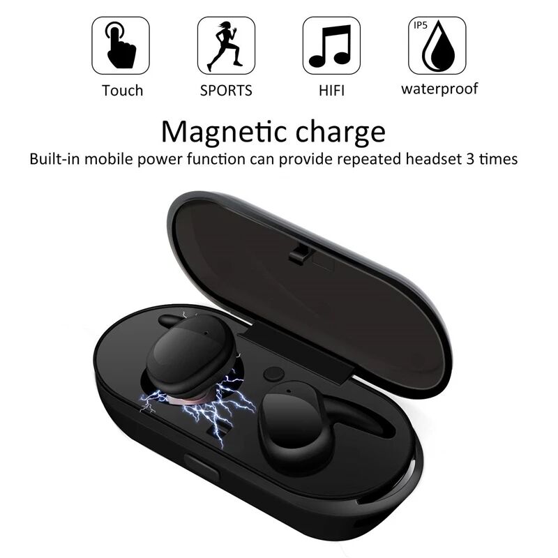 Y30 TWS 5.0 Bluetooth Earbuds with Noise Cancelling for Smartphones