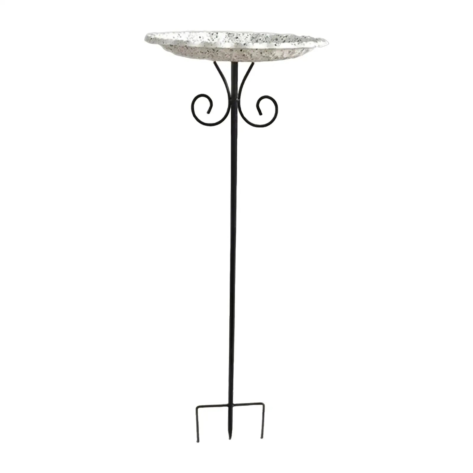Garden Birdbath Sturdy Iron Outdoor Bird Bath for Outside Vintage Standing Birdbath Bowl for Outdoor Garden Patio Yard