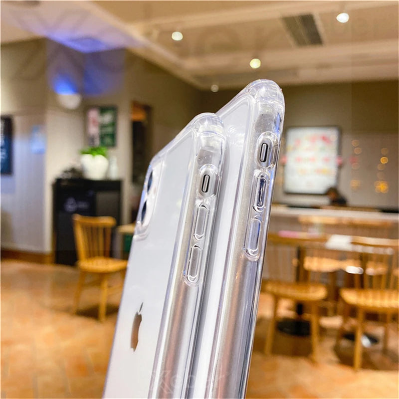 Lanyard Strap Crossbody Cord Rope Clear Case For iPhone 17 16 15 14 13 Pro Max 12 11 XR Mini 7 8 Plus Shockproof Acrylic Cover