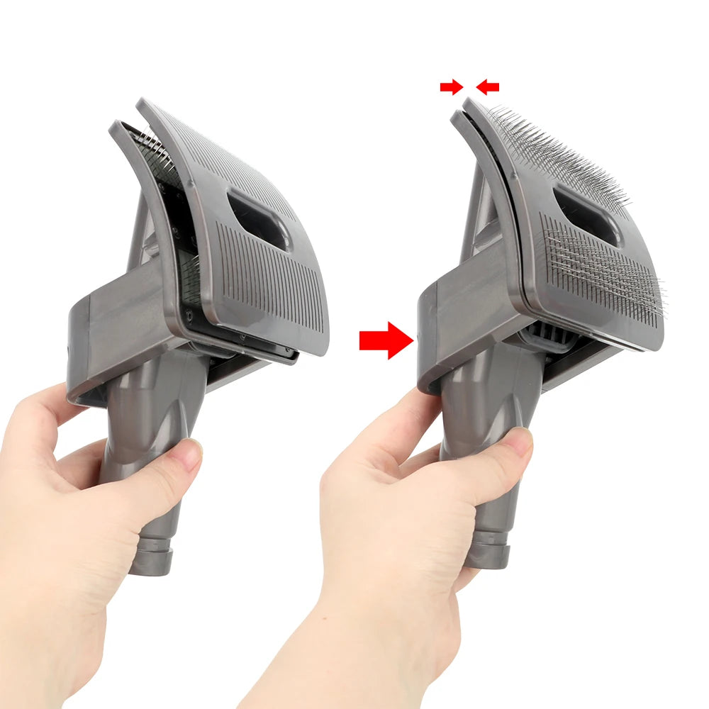 Pet Fur Hair Vacuum Groomer for Dyson Vacuum Cleaner Grooming Tools Dog Cat Combs Pet Products Clean Pets Hair Brush