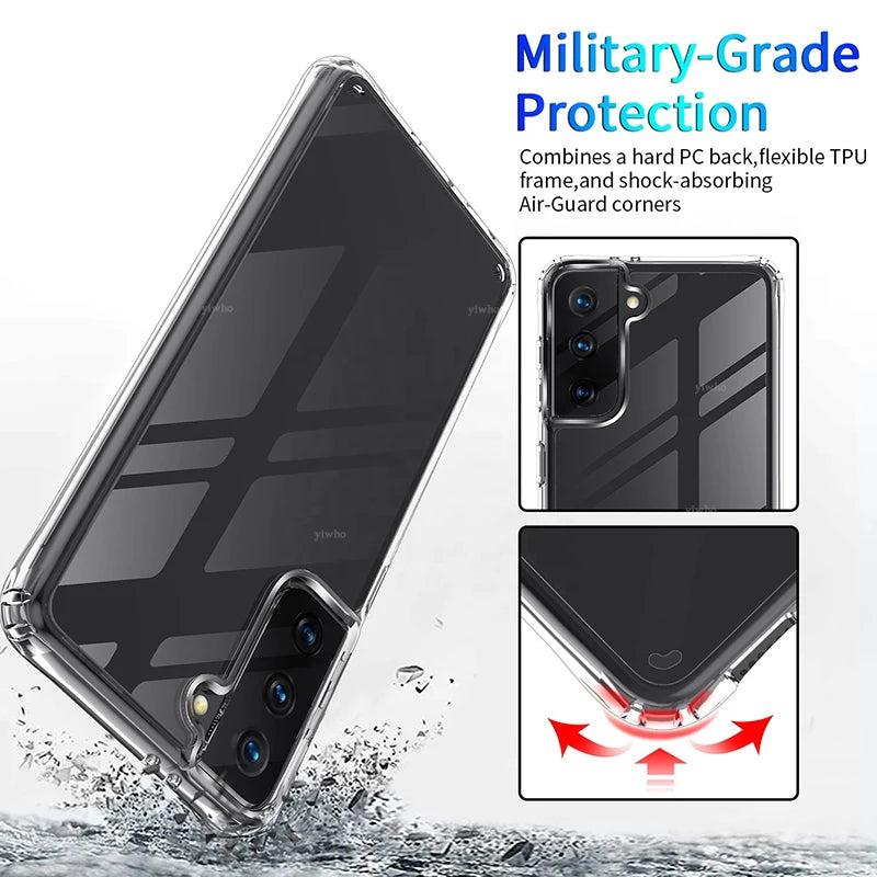 Shockproof Transparent Silicone Phone Case for OPPO A95 A94 A93 A92 A74 A73 A72 A53 A53s 5g A15 A15s Protection Cases Back Cover