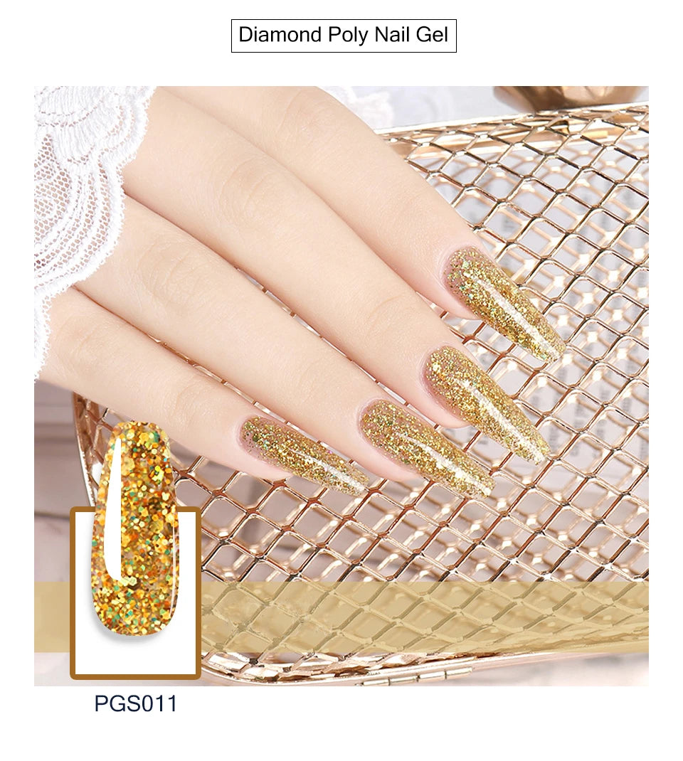 Nail Set With Nail Lamp Nail Dryer Nail Drill Machine Manicure Set Kit Poly Nail Gel Kit Polish Set Soak-off Nail Art Tools Sets