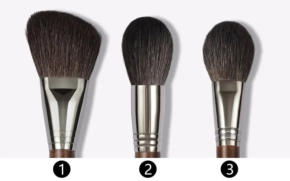 OVW Natural Goat Hair Makeup Brushes Set Professional Kit brocha maquillaje pedzle do makijazu blending smudging brush shader