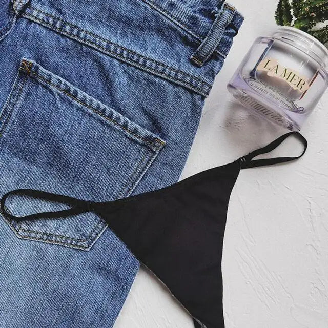 Bikini Thin-strap Cotton Lady thong Sexy Leopard Print T-Panty Lady G-string Seduction T-back Seamless Women's Underwear