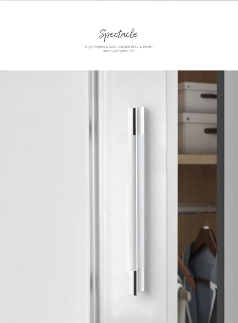 WV Kitchen Cabinet Handles and Pulls Black Silver Dressers Closet Furniture Door Handles Aluminum Drawer and Knobs Hardwares