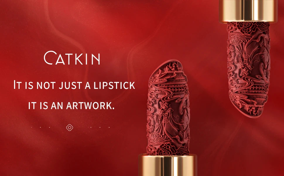 CATKIN Makeup Velvet Matte Lipstick, Hydrating Satin Long Lasting lipstick with Smooth and Creamy Texture, 3.6g