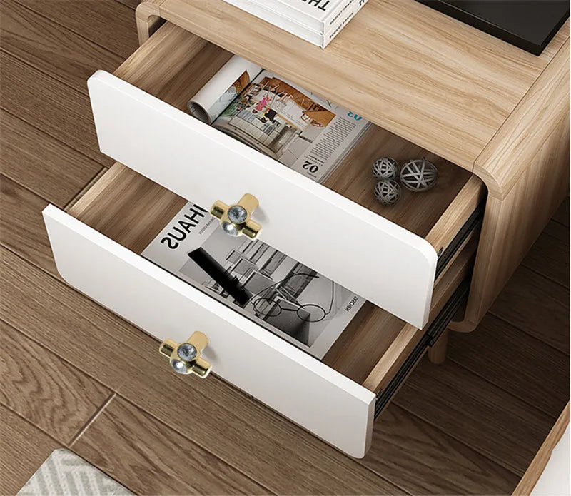 KK&FING Luxury Crystal Handles Drawer Knobs Zinc Alloy Kitchen Cabinet Handles Wardrobe Door Pulls Furniture Handle Hardware