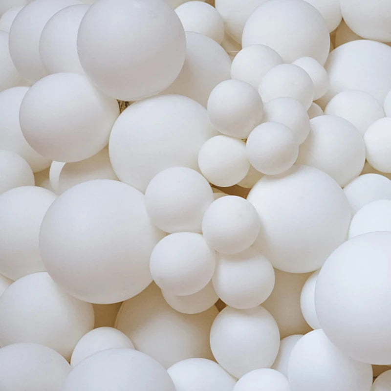 5" 10" 12" 18" 36" Matte Pure White Balloons Wedding Decoration Birthday Party Baby Shower Globos Round Latex Helium Balloon