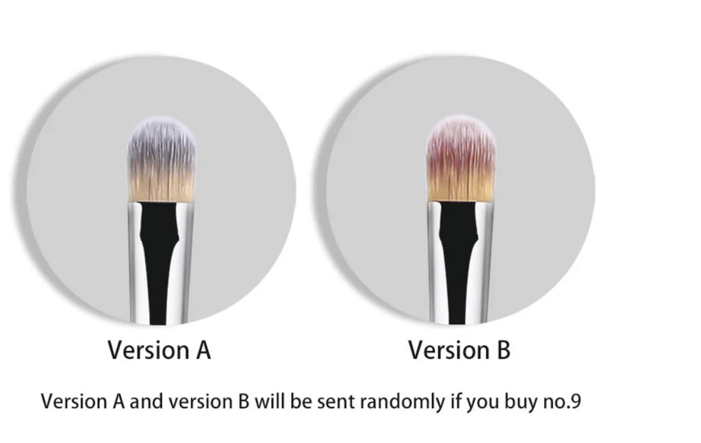 OVW Natural Goat Hair Makeup Brushes Set Professional Kit brocha maquillaje pedzle do makijazu blending smudging brush shader