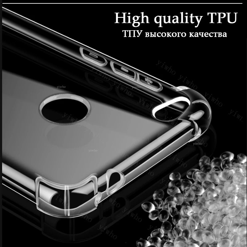 Shockproof Transparent Silicone Phone Case for OPPO A95 A94 A93 A92 A74 A73 A72 A53 A53s 5g A15 A15s Protection Cases Back Cover