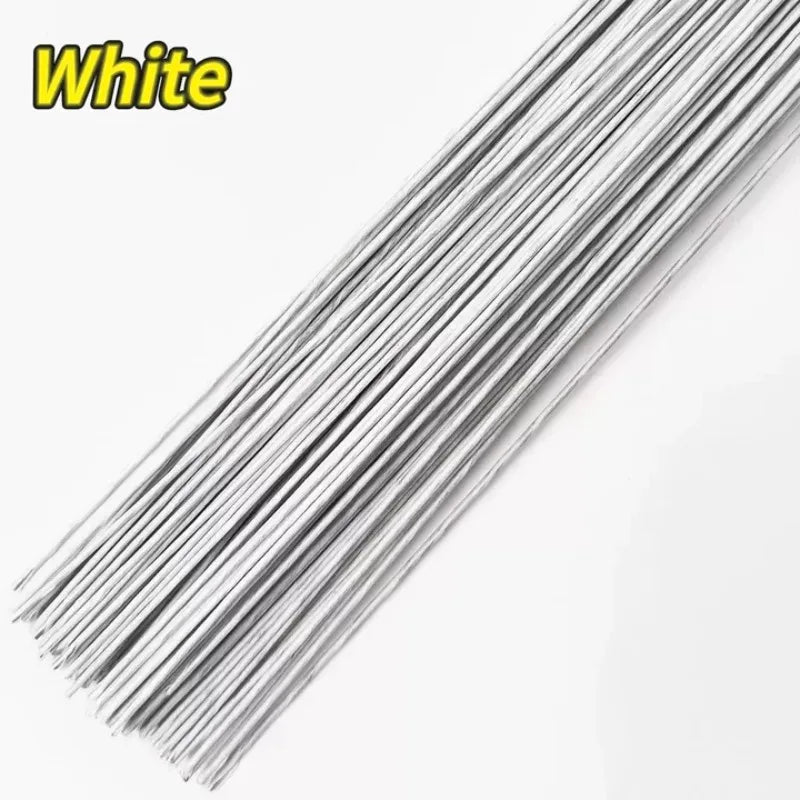 Artificial Flower Stem Plastic Stem Hydrangea Rose Flower Head Stick Rod for DIYWedding Decor Craft Accessory Flower Stem