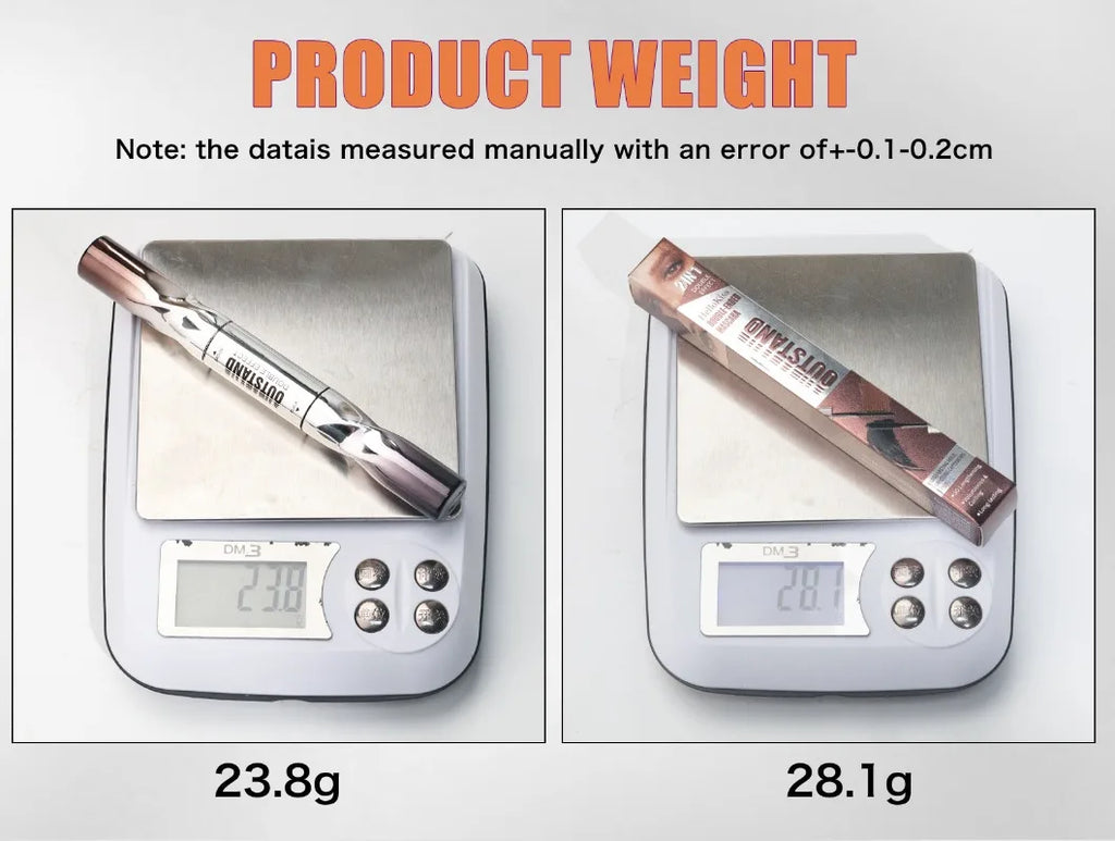 Dual-Ended Mascara - Black&Brown 2-in-1 Dual-Color Mascara Volumizing Curling Waterproof Long-Lasting Lash Cosmetic All-Day Wear