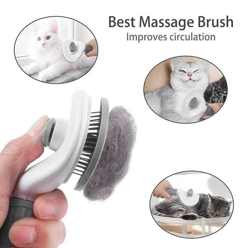 Dog Hair Remover Brush Cat Dog Hair Grooming And Care Comb For Long Hair Dog Pet Removes Hairs Cleaning Bath Brush Dog Supplies