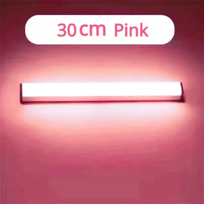 Motion Sensor LED Night Light, Wireless USB Rechargeable Cabinet Lighting for Kitchen, Home, Room Decor, Indoor Storage,