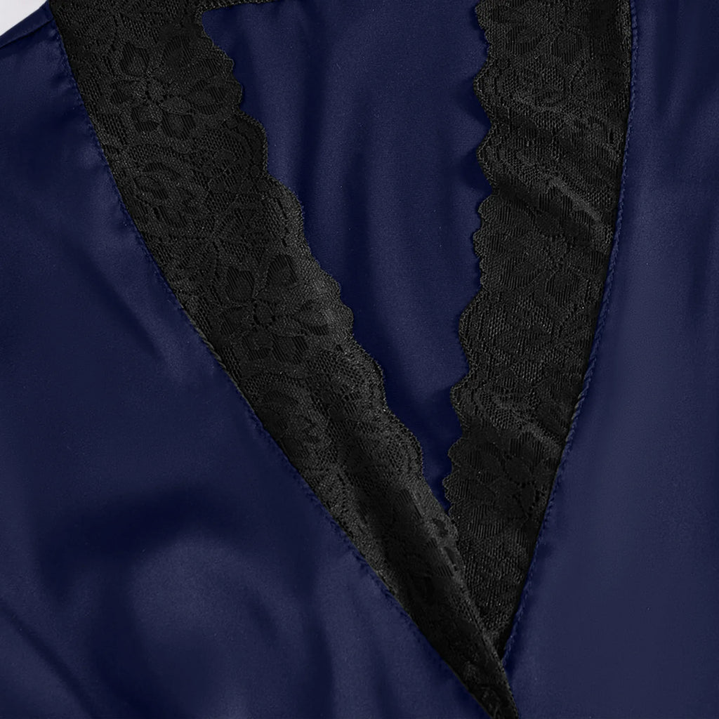 4-Piece Set Ladies' Sleepwear Sexy Sleepwear Women Suspender With Chest Cushion Nightgown Bathrobe Home Wear Women'S Pajamas