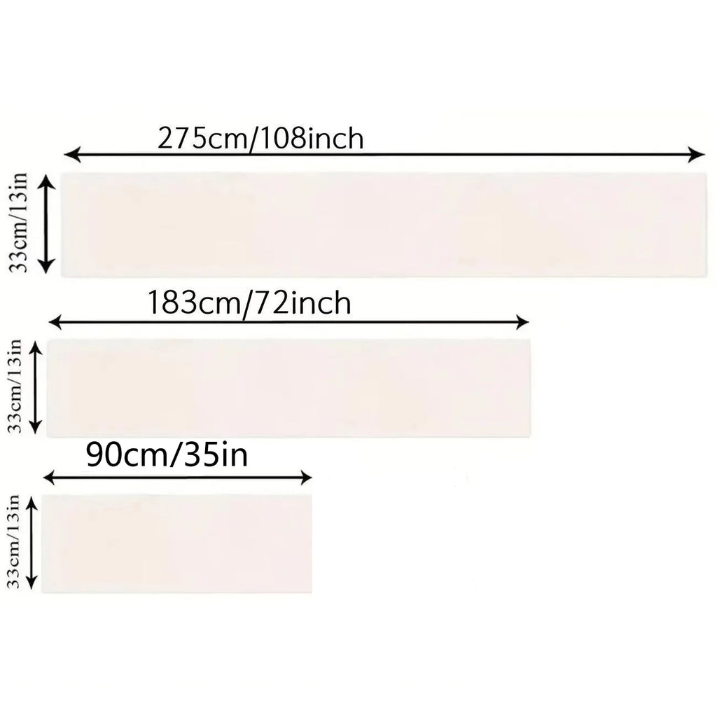 1 Piece Gray and Cyan Striped Table Runner, Modern Farmhouse Style Dining Table or Coffee Table Decoration, Perfect for Summer Parties and Living Rooms, Coffee Table Runner | Elegant Table Decoration