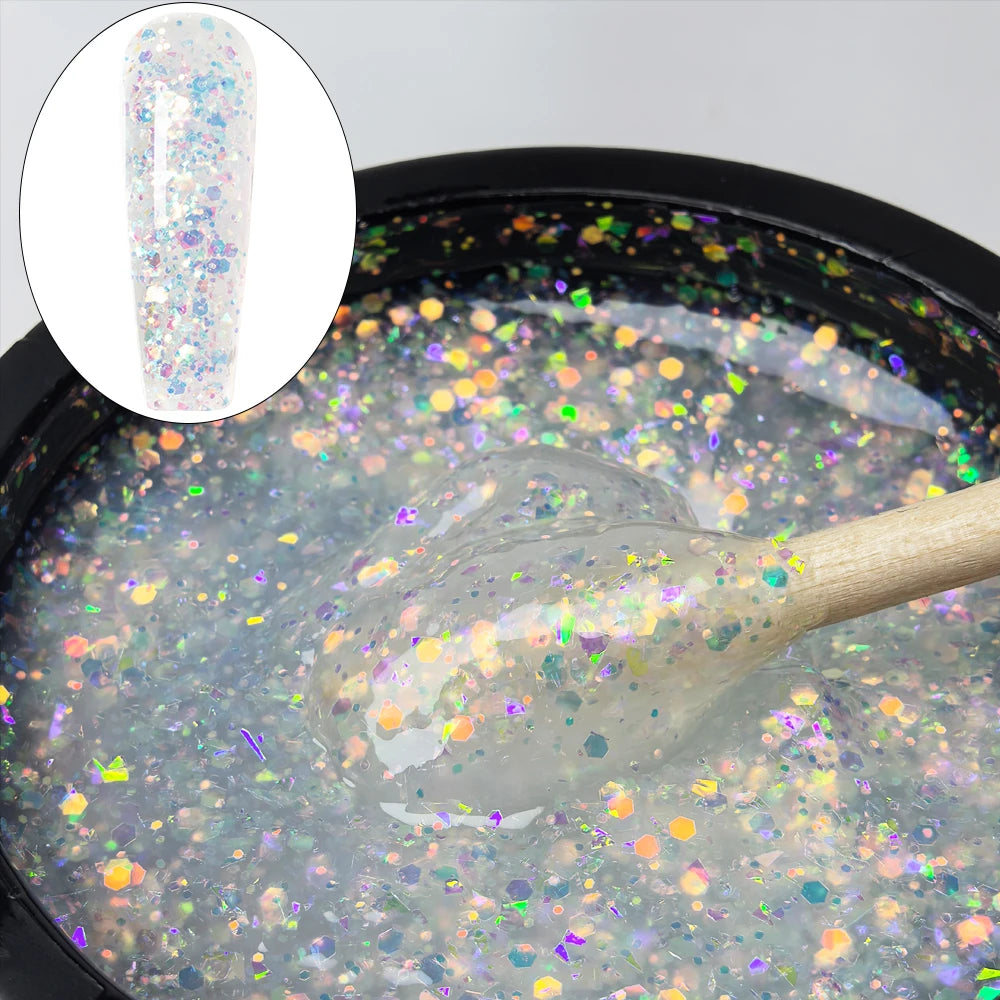 Jillnails Dusty Pink Nude Gel Nail Builder 50G Burgundy Shimmer Builder UV Gel for Nails Extension