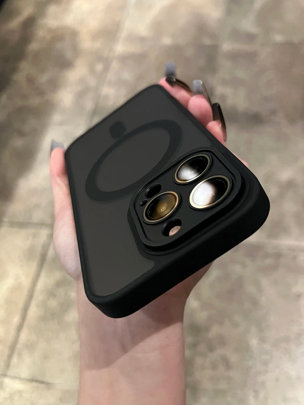 Matte For Magsafe Magnetic Case For iPhone 16 15 Pro Max 14 13 12 11 Frosted Translucent Wireless Charge Shockproof Bumper Cover