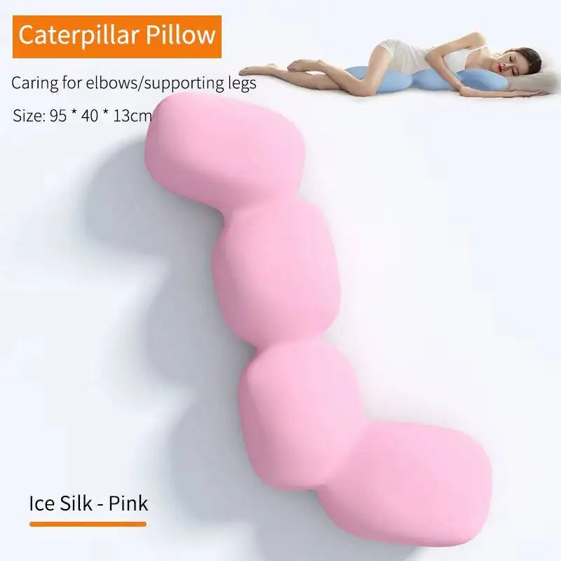 Memory Foam Hold In Bed Sleeping Body For Pregnant Women Sleeper Ice Silk Comfort Long Pillow Orthopedic Decorative Cushion