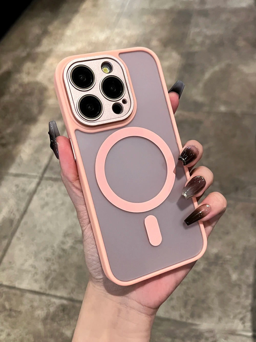 Matte For Magsafe Magnetic Case For iPhone 16 15 Pro Max 14 13 12 11 Frosted Translucent Wireless Charge Shockproof Bumper Cover