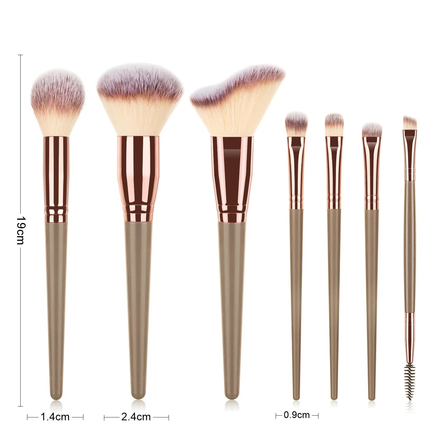 Makeup Brushes Set Face Eyes Make Up Brush Eyelash Eyeshadow Eyebrow Eyeliner Foundation Powder Blush Highlight Lips Brush