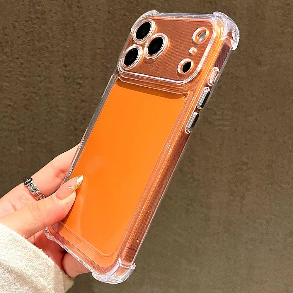 Luxury Shockproof Clear Phone Case For iPhone 17 16 15 14 13 12 11 Pro X XR XS Max Plus Air Soft Transparent Bumper Cases Cover