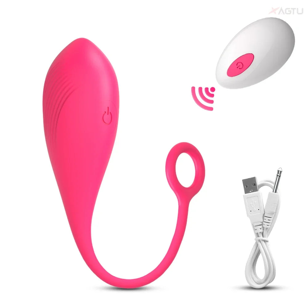 Women Vibrating Egg Vagina Vibrator Remote Control Wearable Panties Vibrator Female Masturbation Interaction Sex Toy for Couples
