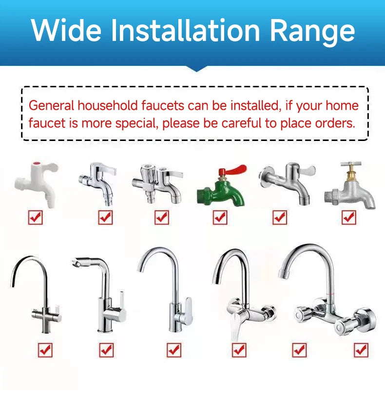 Kitchen Stainless Steel Faucet Water Filter Pre-filter Purifier Household Tap Water Direct Drinking