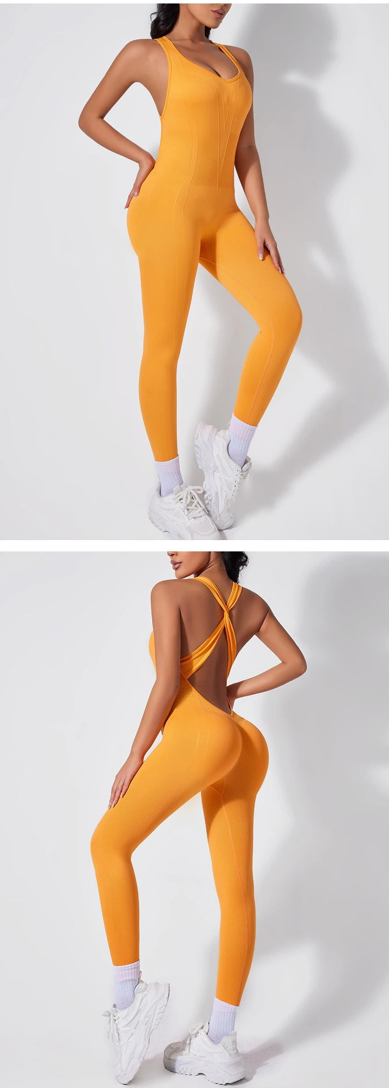 Back-crossing OpenBlack-back Jumpsuit Sportswear Bodysuits Women Yoga Sets Fitness One Piece Workout Playsuit Female