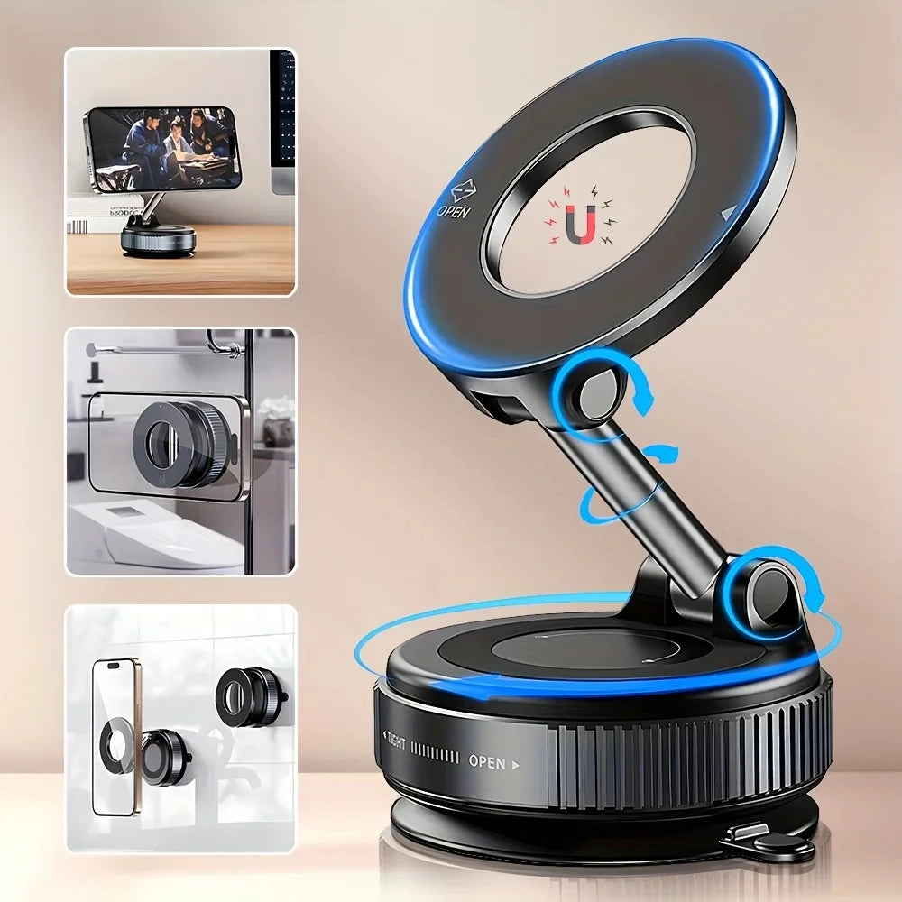 Xiaomi MIJIA CAR Phone Magnetic Stand Multi-Functional Vacuum Adsorption Stretching And Folding 360° Rotate Navigation Stand