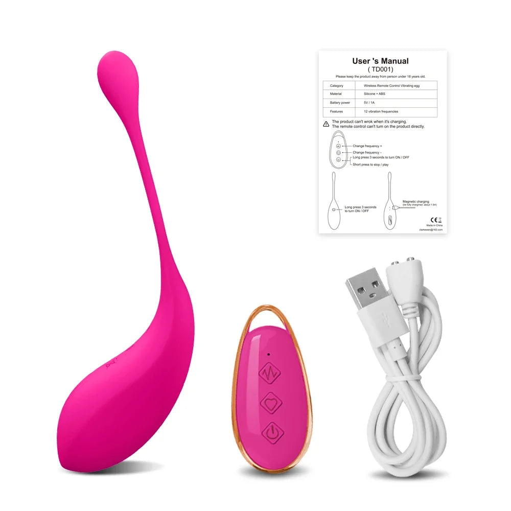 Women Vibrating Egg Vagina Vibrator Remote Control Wearable Panties Vibrator Female Masturbation Interaction Sex Toy for Couples