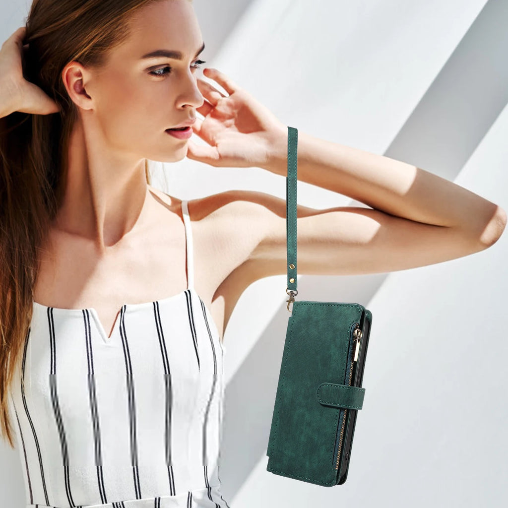 PU Leather Phone Case for IPhone 16promax 16e 15 14 13 mini 12mini 11promax plus 7 8plus XSMAX XR Flip Wallet Style Phone Cover