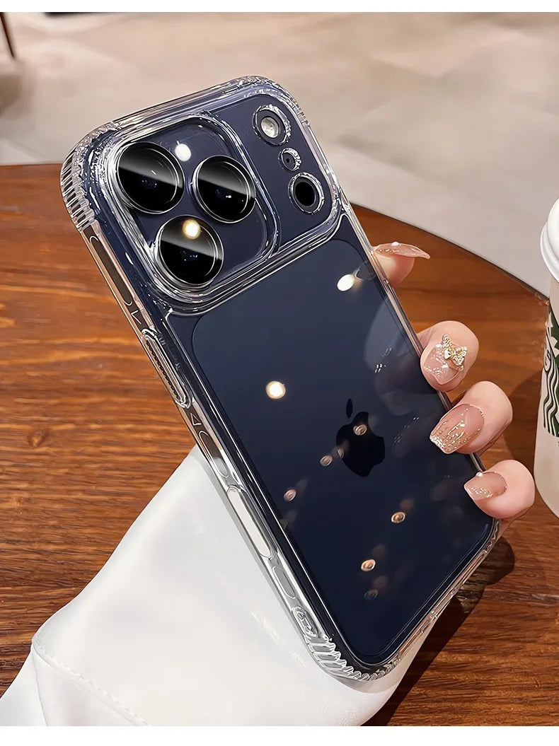 High Clear With Camera Control Button Magsafe Case for iPhone 17 16 Pro Max 17Pro 16Pro Transparent Magnetic Ultra Thin PC Cover