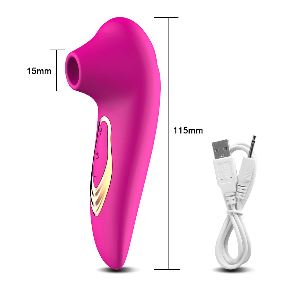 Powerful Clitoris Sucker Vibrator for Women Sucking Clitoral Nipple Stimulator Female Oral Vacuum Vibrating Adults Sex Toys